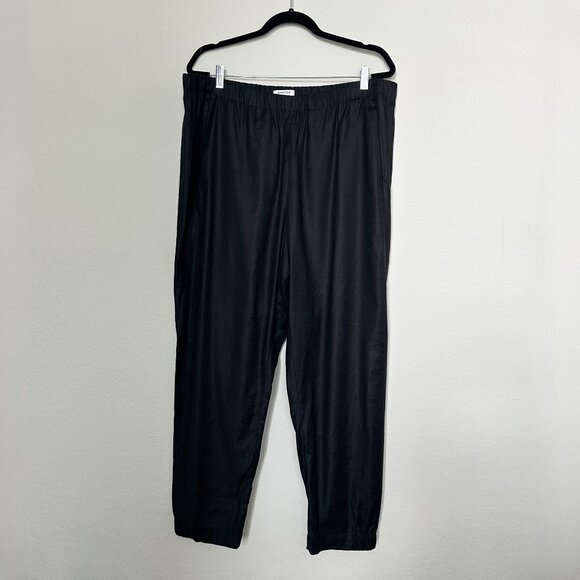 Aritzia Babaton New Dexter Linen Blend Ankle Jogger Trouser Pant - Picture 3 of 11